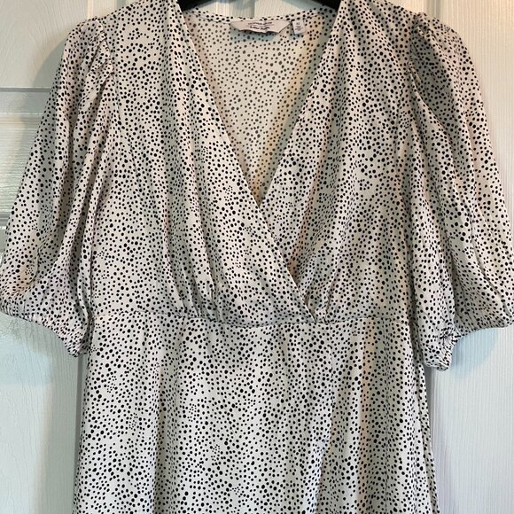 & Other Stories Printed Puff Sleeve Midi Dress - Picture 4 of 5